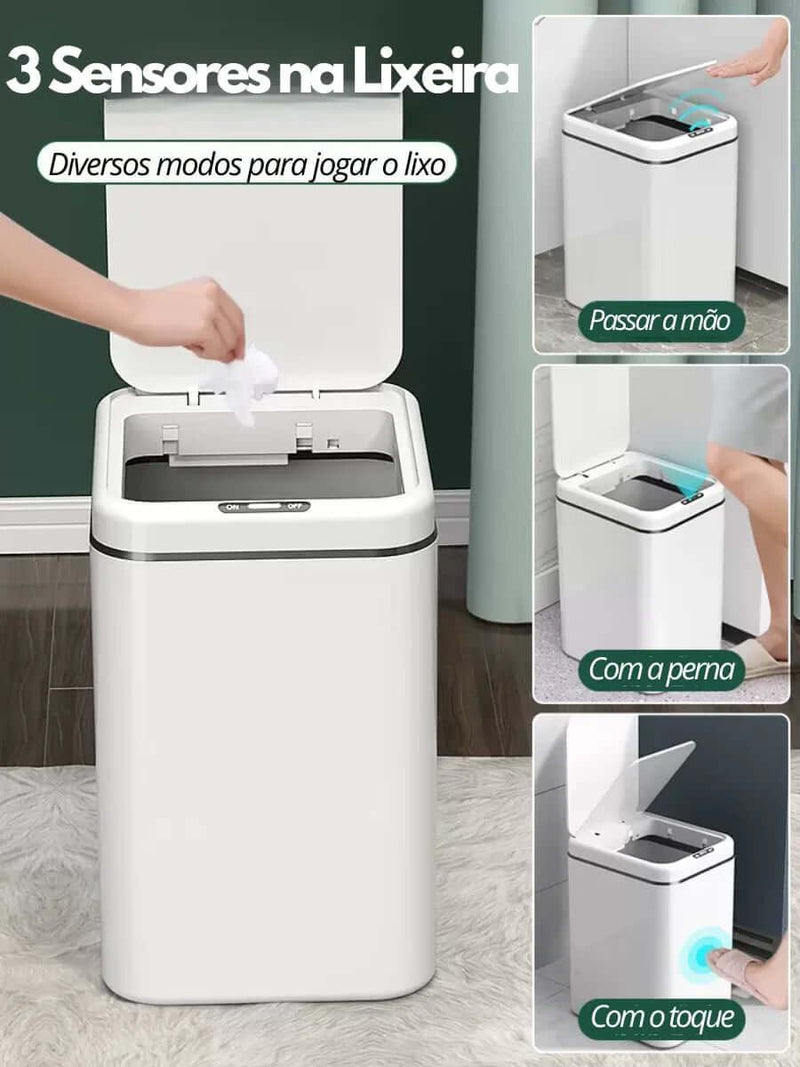 SmartLixo - Lixeira Automática com Sensor de Movimento 16