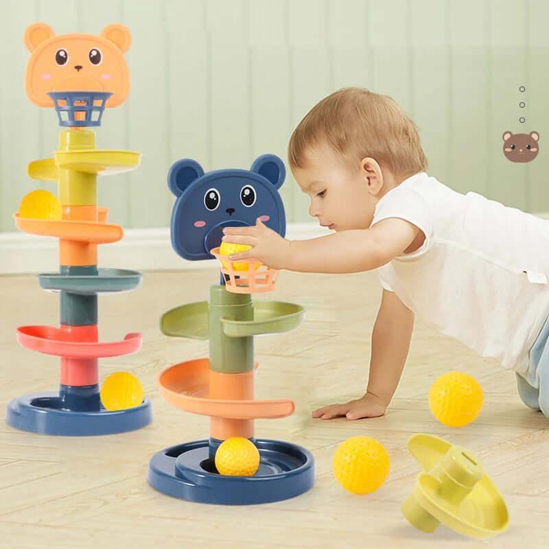 Pista Sensorial Montessori para Bebês: Brinquedo Educativo